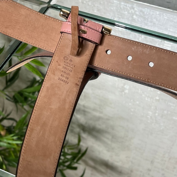 Gucci pink belt main image 2
